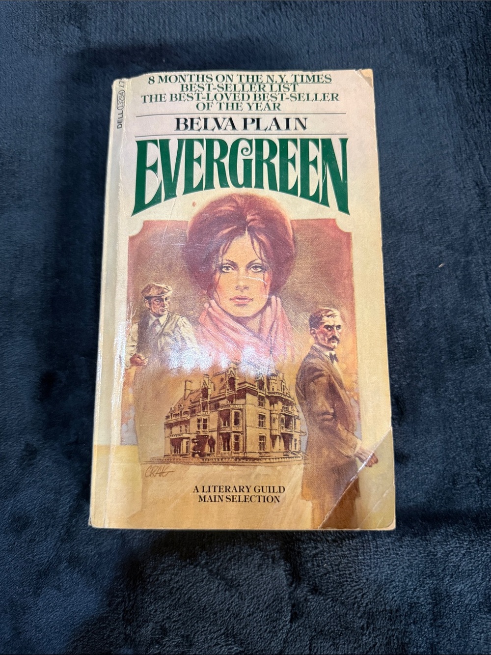 Evergreen by Belva Plain - Vintage Paperback with Green Title